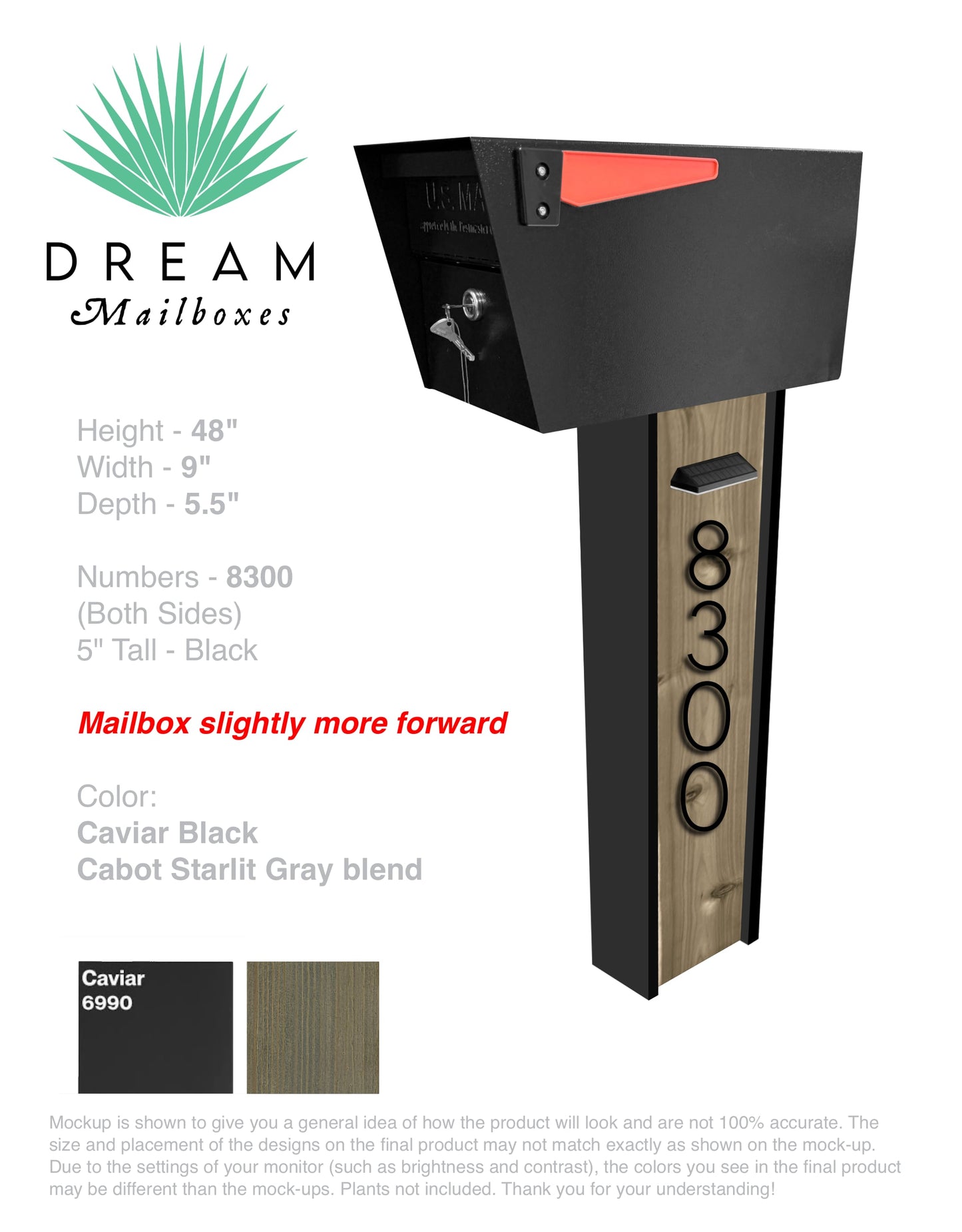 Cedar Beam Mailbox - Dream Mailboxes