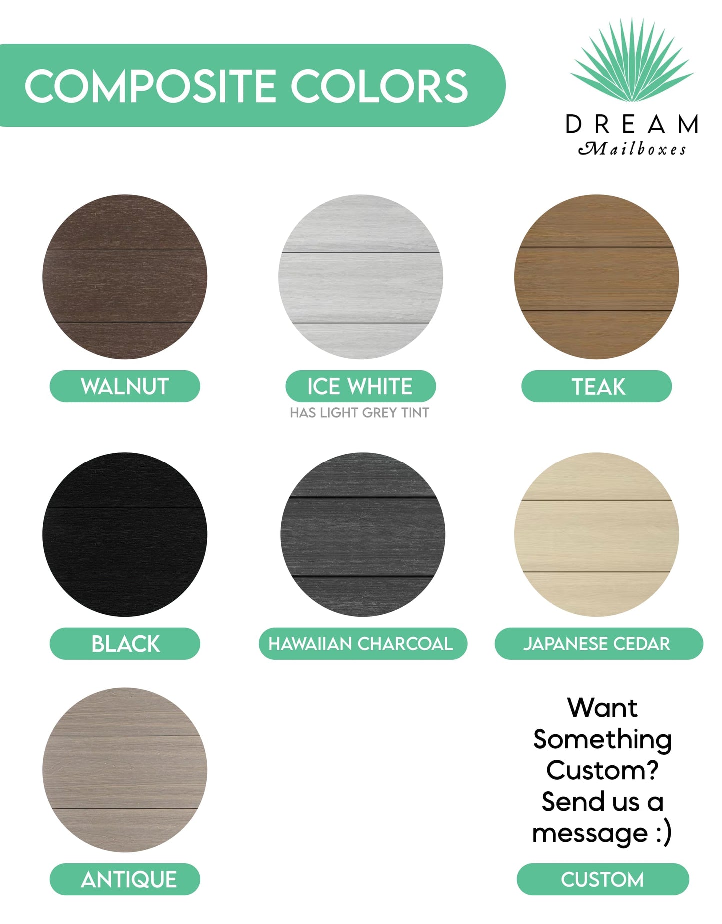 Slatline Sleek Mailbox - Dream Mailboxes