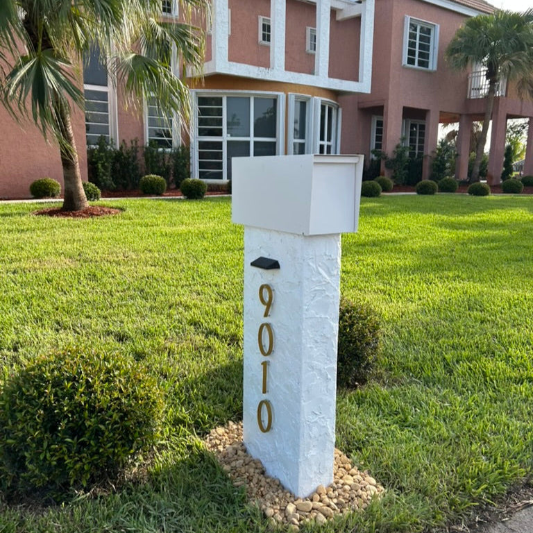 Stucco Agave Post 2.0 Mailbox