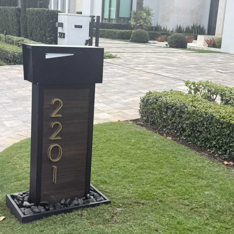 Rock Bed Border – Clean Finish, Easy Install - Dream Mailboxes