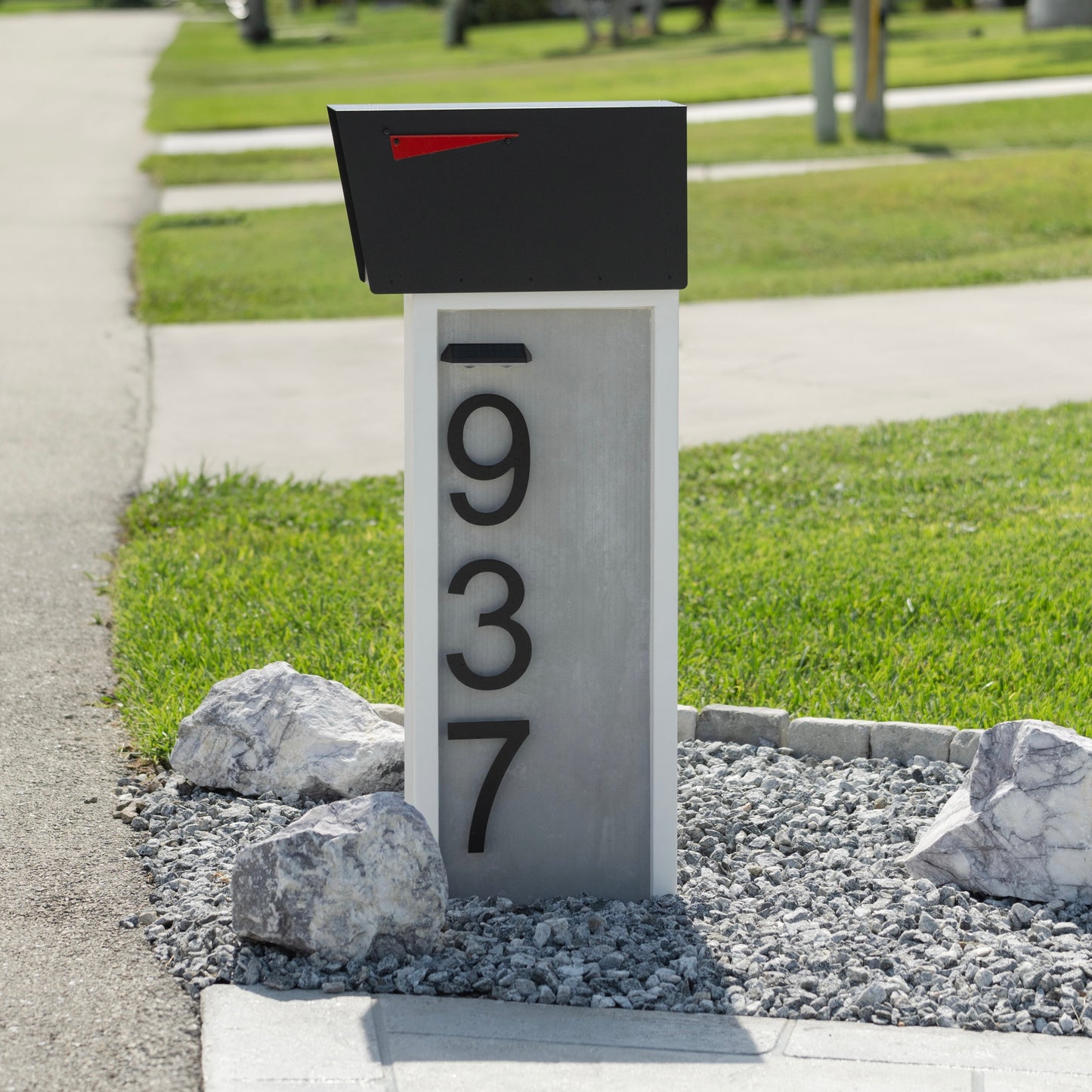Slate Sleek Mailbox