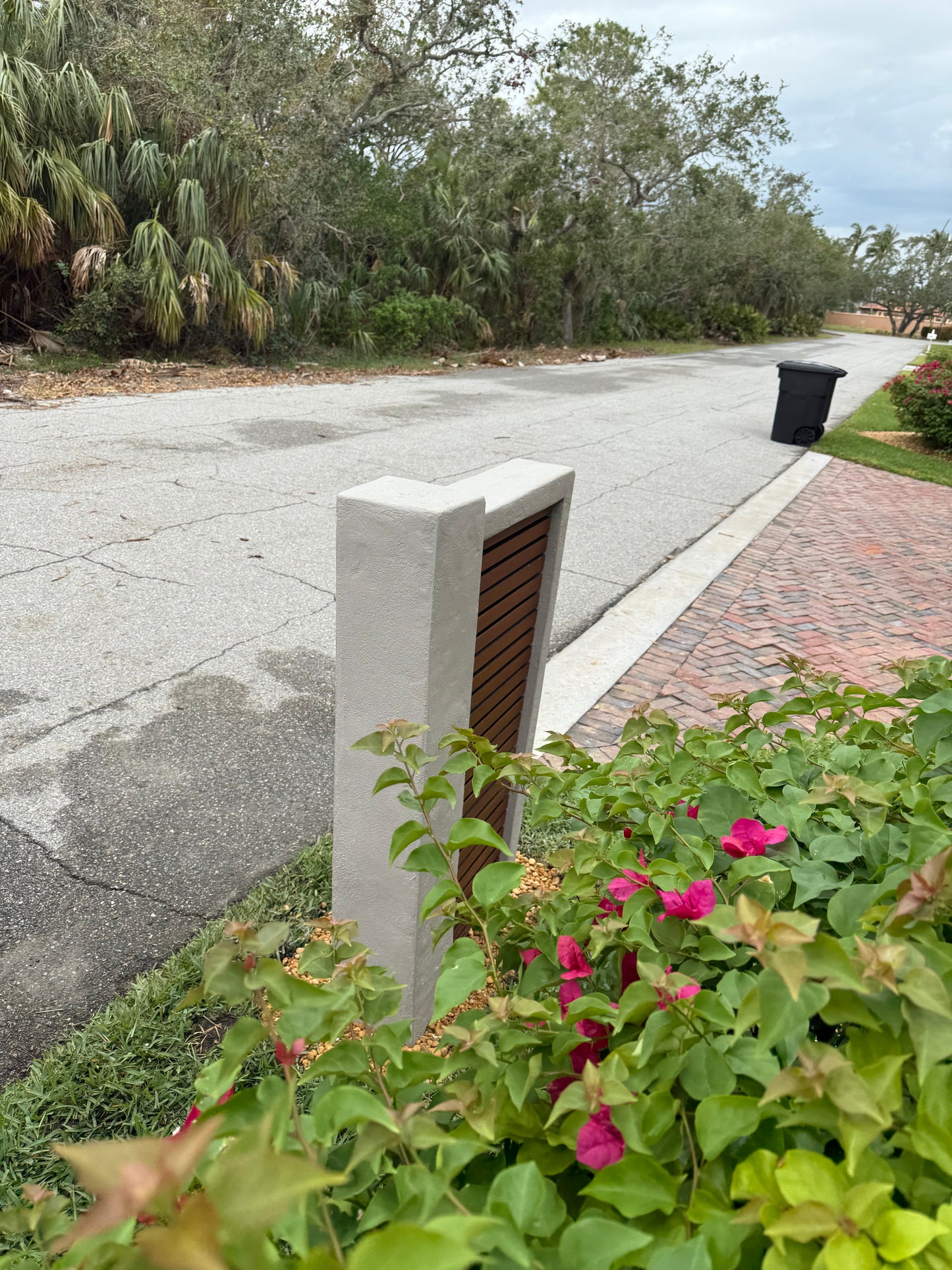 Vista Valley Stucco Mailbox (LED Backlit) - Dream Mailboxes