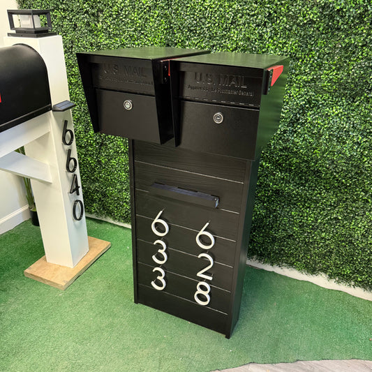 Agave Luxe Duplex Mailbox (Locking) - Dream Mailboxes