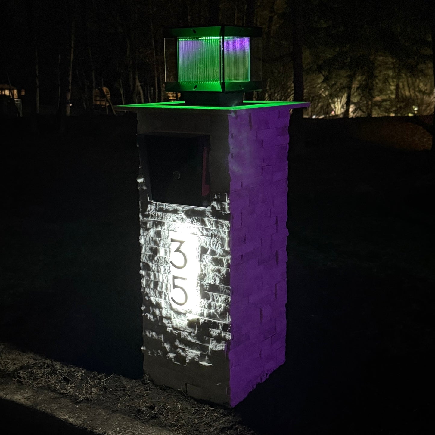 Marble Pillar Mailbox - Dream Mailboxes