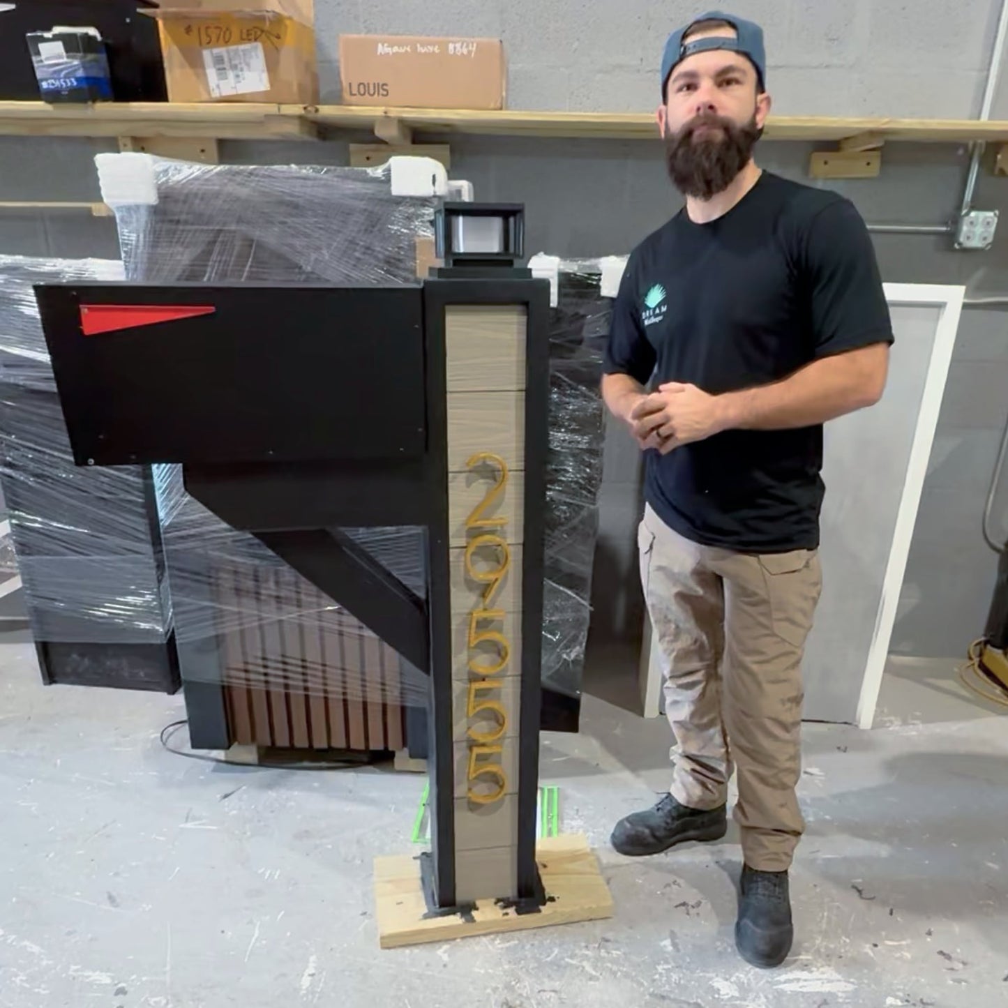 Modern Farmhouse Mailbox - Dream Mailboxes
