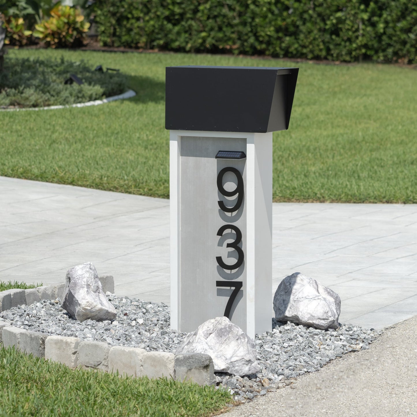 Slate Sleek Mailbox