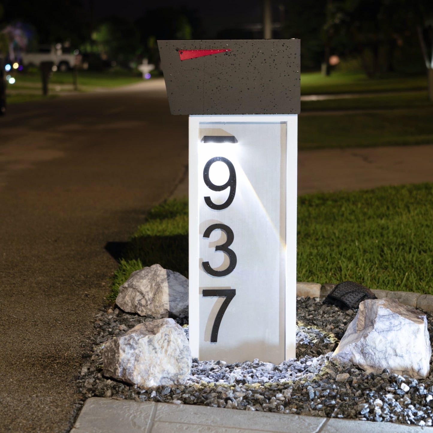 Slate Sleek Mailbox