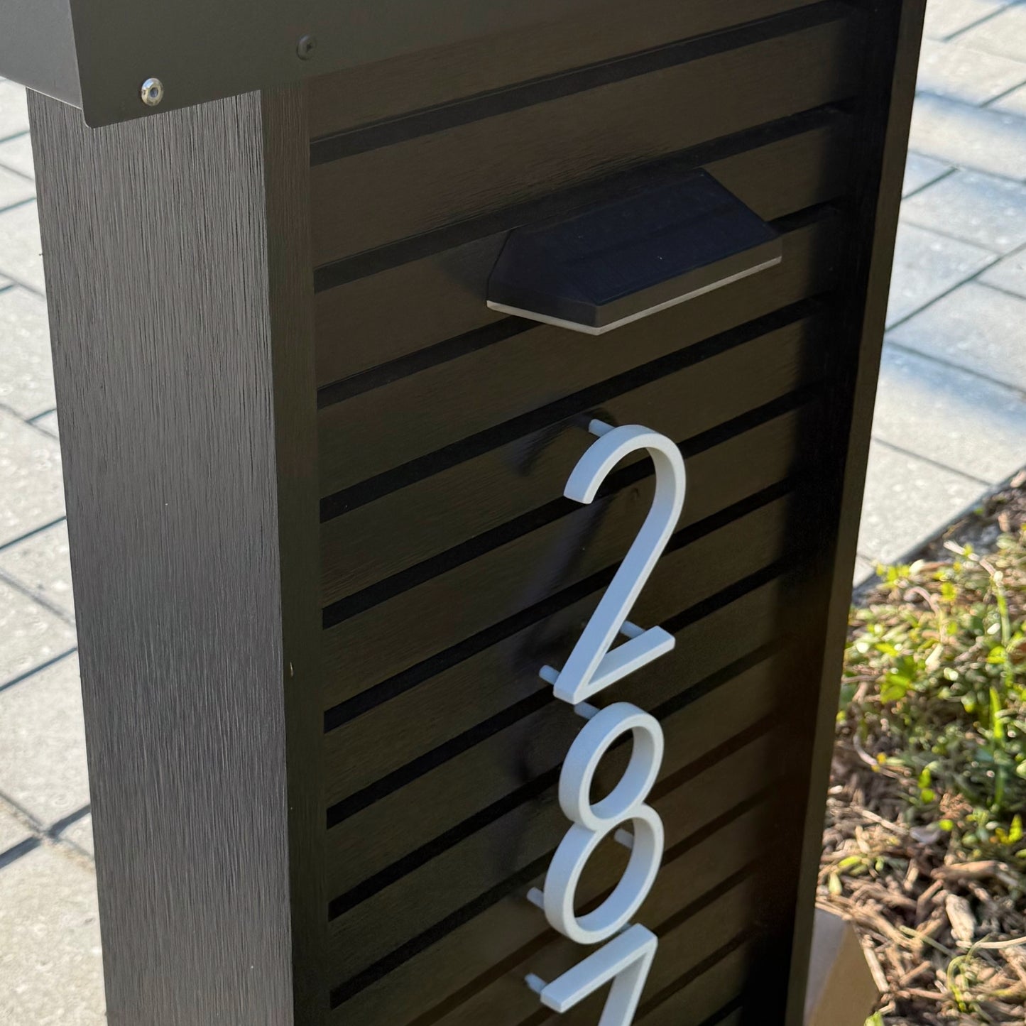 Sleek Slat Mailbox (Composite) - Dream Mailboxes