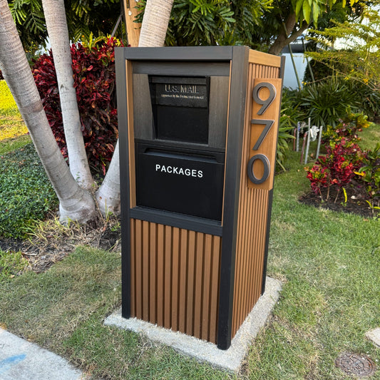 Sleek VaultBox Package Mailbox (LED Backlit) - Dream Mailboxes