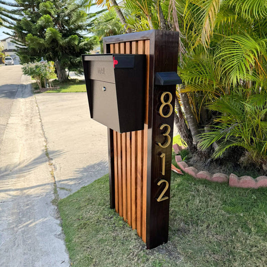 LinearLuxe Mailbox - Bronze Edition (SALE) - Dream Mailboxes