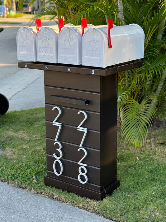 QuadLuxe Mailbox - Dream Mailboxes