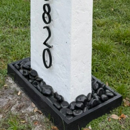 Rock Bed Border – Clean Finish, Easy Install - Dream Mailboxes