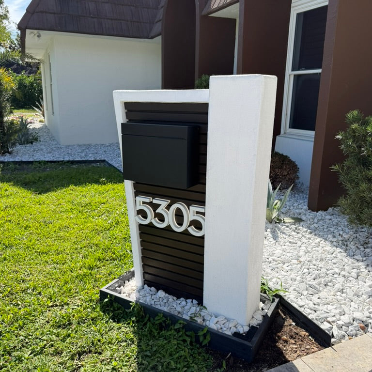 Rock Bed Border – Clean Finish, Easy Install - Dream Mailboxes
