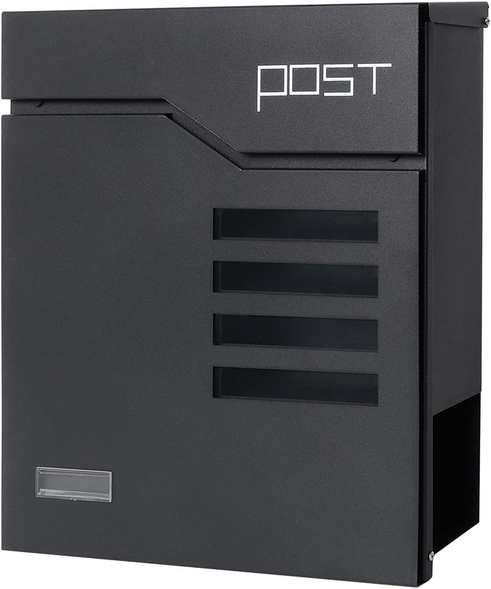 POST Wall Mount Modern Mailbox