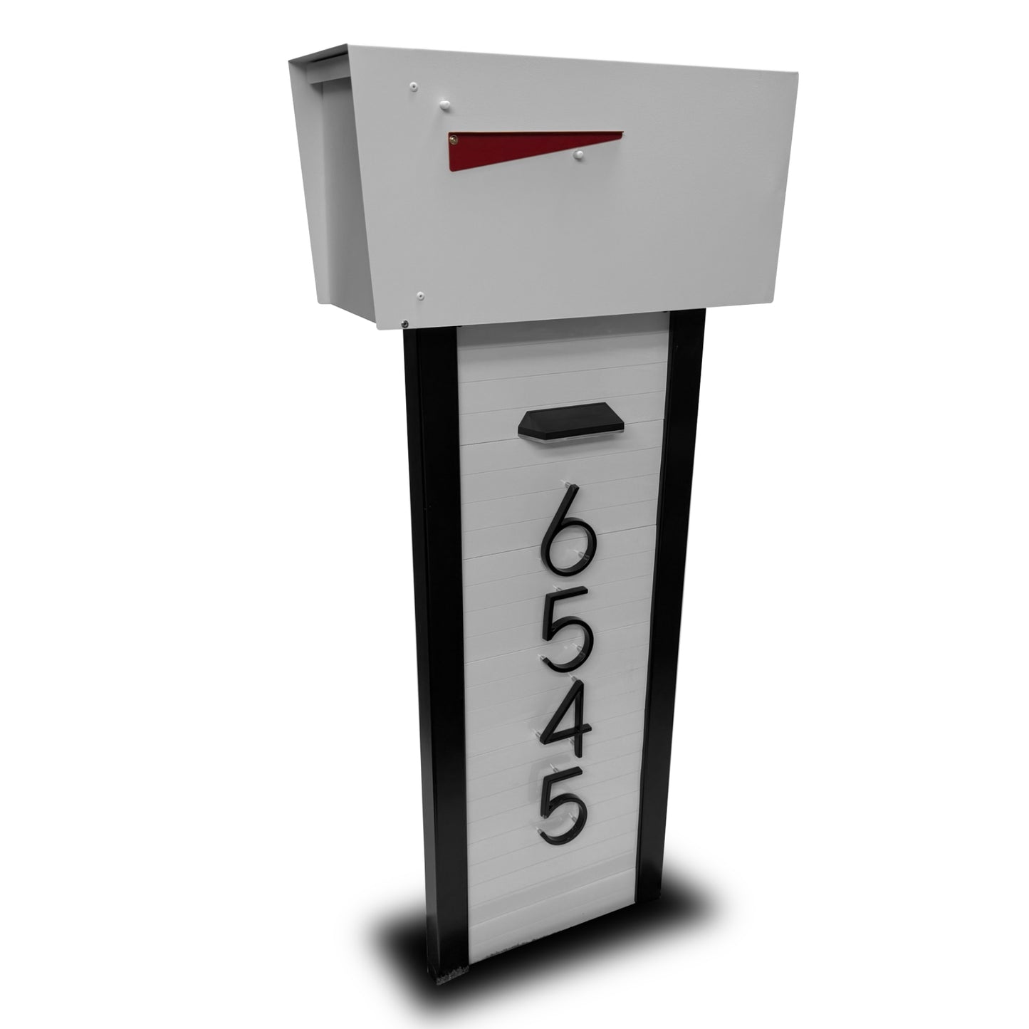 Aluma Modern Mailbox – Smooth Post Base - Dream Mailboxes