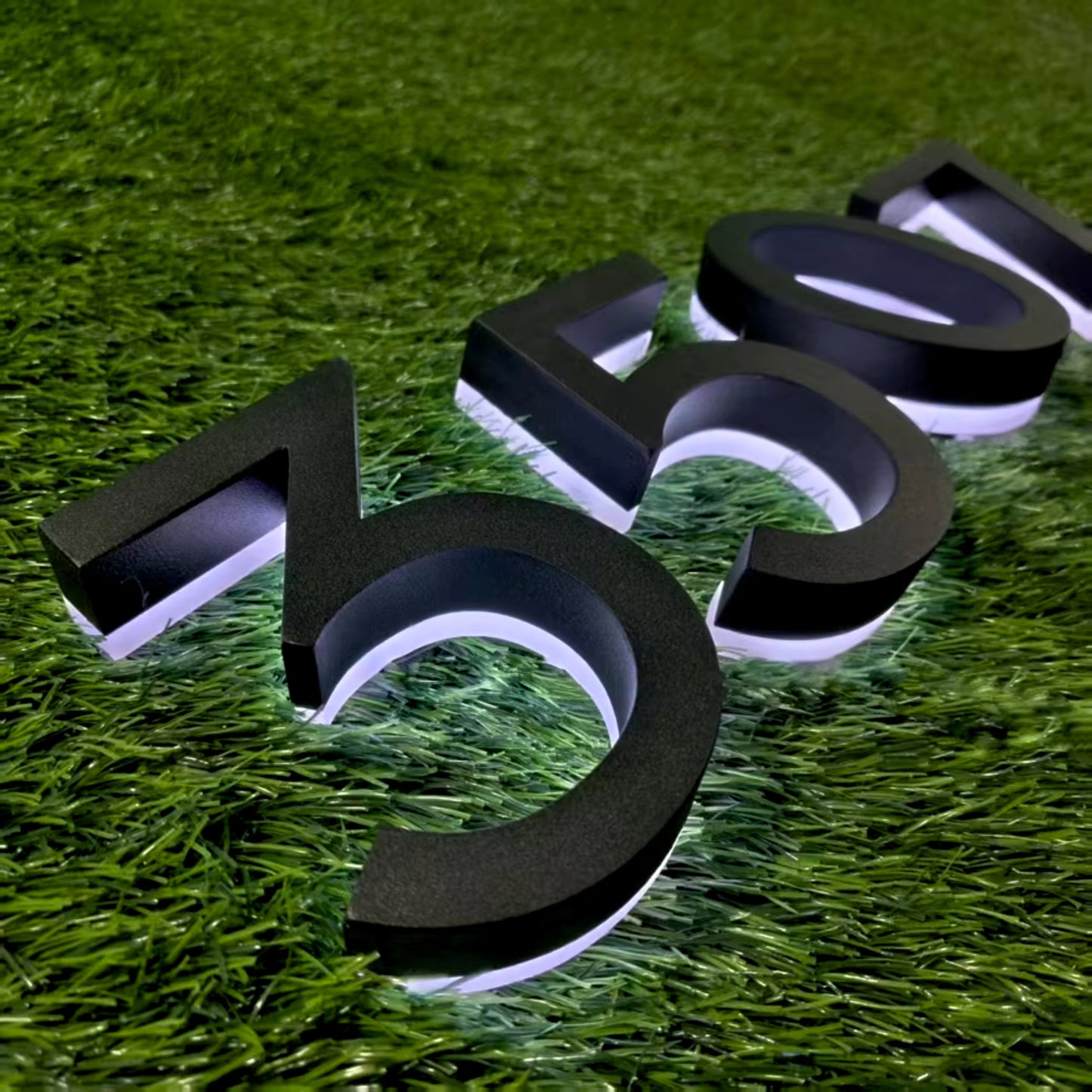 Custom LED Backlit House Numbers | Illuminated Address Numbers - Dream Mailboxes