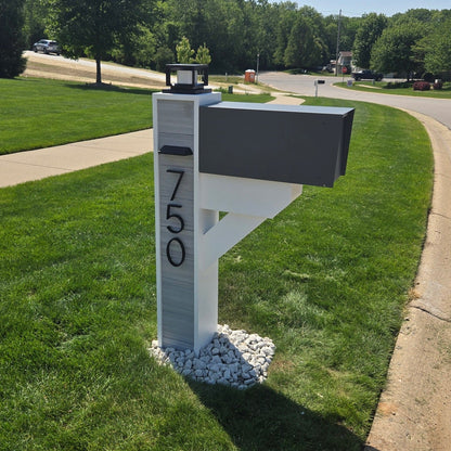 Modern Farmhouse Mailbox - Composite - Dream Mailboxes