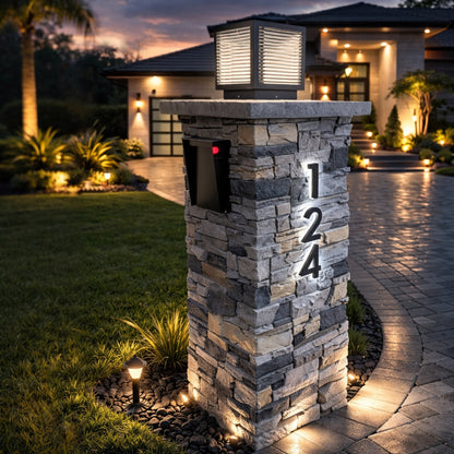 Faux Marble Pillar Mailbox - Dream Mailboxes
