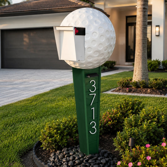 The Tee Box™ Golf Ball Mailbox - Dream Mailboxes