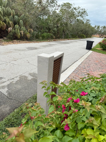 Vista Valley Stucco Mailbox (LED Backlit)