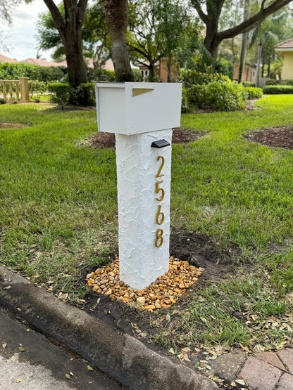 Stucco Agave Post 2.0 Mailbox