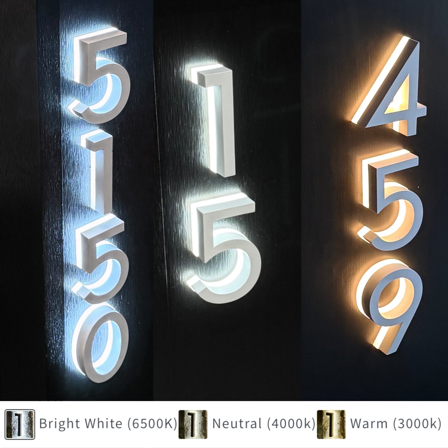 LED Backlit Number Mailboxes | Dream Mailboxes