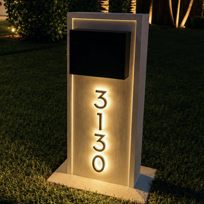 LED Backlit Number Upgrade (Normally $699, Save $200) - Dream Mailboxes