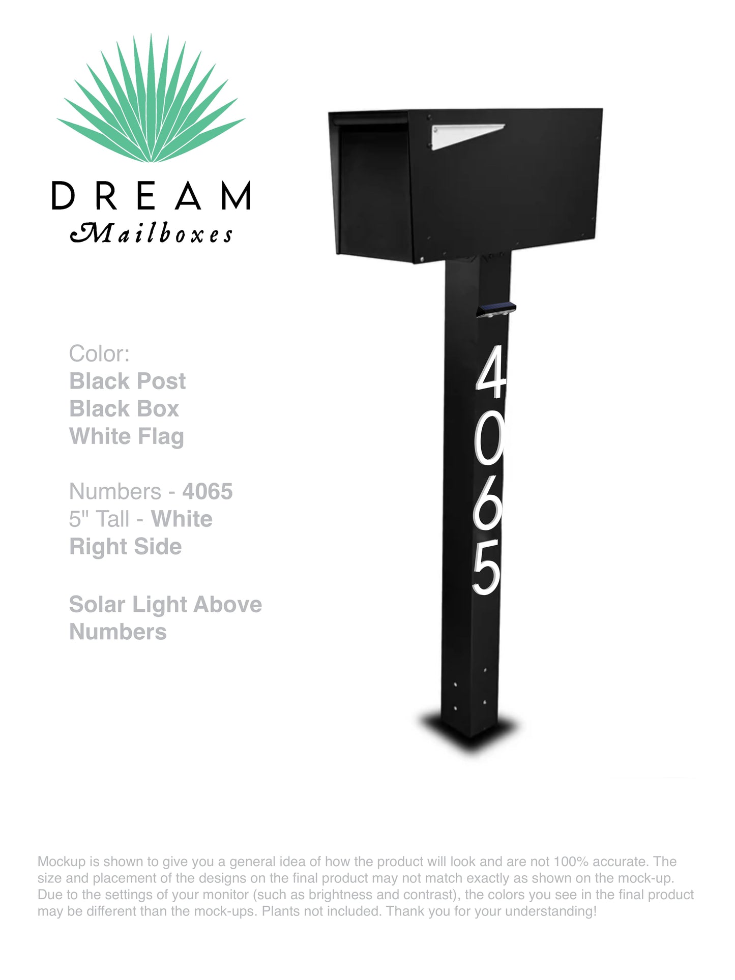 HOA Metaline Post Mailbox - Installed