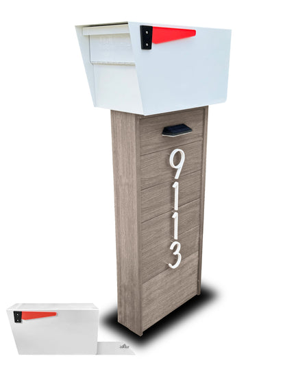 Modern Classic Composite Back Open Mailbox - (Locking)