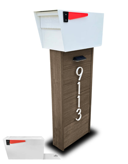 Modern Classic Composite Back Open Mailbox - (Locking)