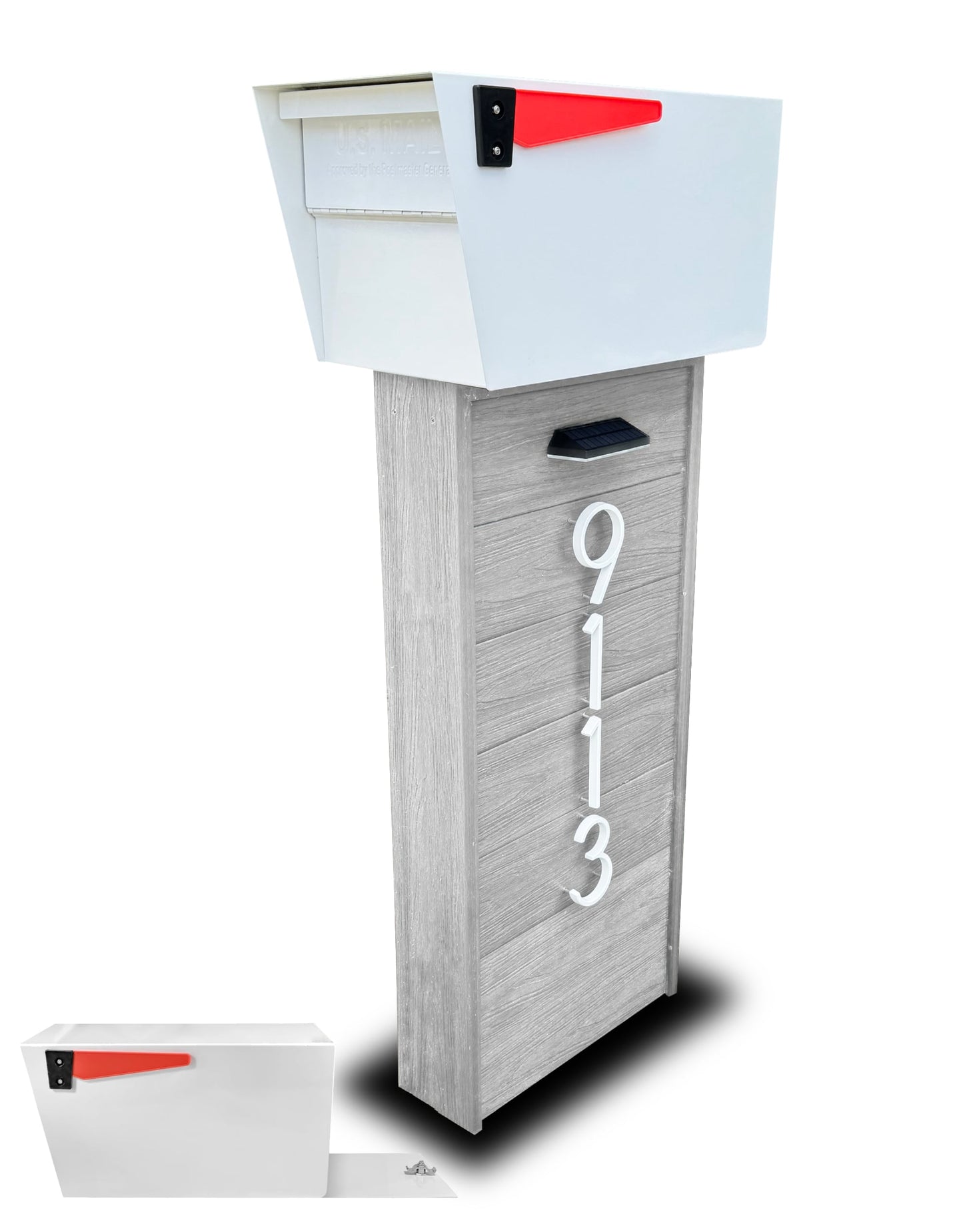 Modern Classic Composite Back Open Mailbox - (Locking)