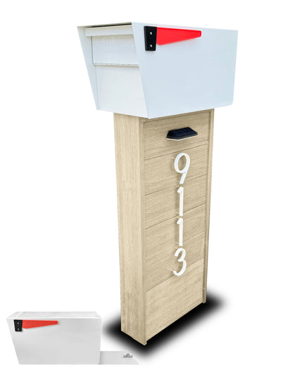 Modern Classic Composite Back Open Mailbox - (Locking)