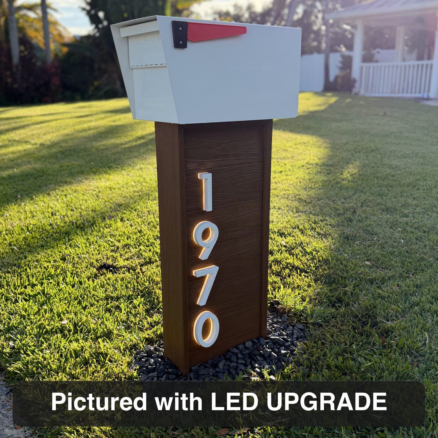 Modern Classic Composite Back Open Mailbox - (Locking)