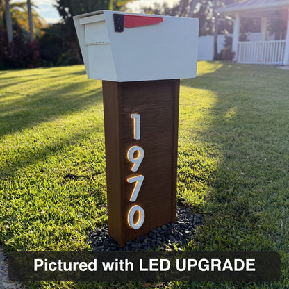 Modern Classic Composite Back Open Mailbox - (Locking)