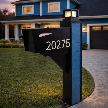 Modern Farmhouse Mailbox – Composite Edition - Dream Mailboxes