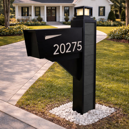 Modern Farmhouse Mailbox – Composite Edition - Dream Mailboxes
