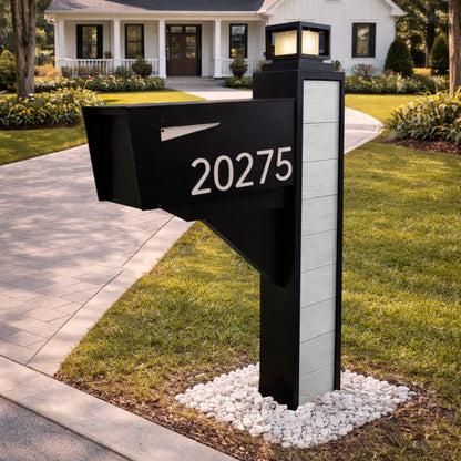 Modern Farmhouse Mailbox – Composite Edition - Dream Mailboxes