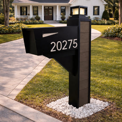 Modern Farmhouse Mailbox – Composite Edition - Dream Mailboxes
