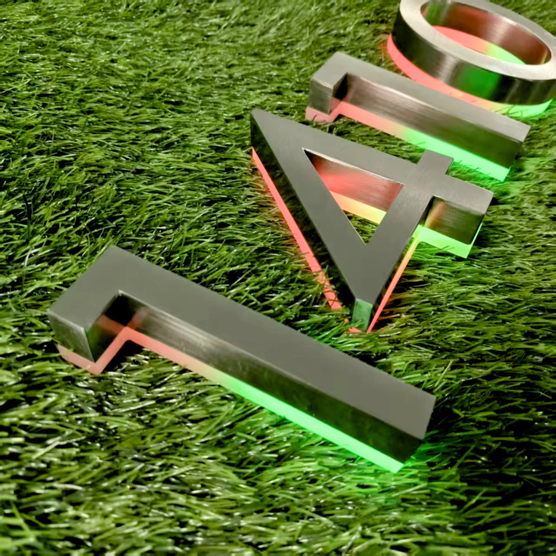 Custom LED Backlit House Numbers | Illuminated Address Numbers - Dream Mailboxes