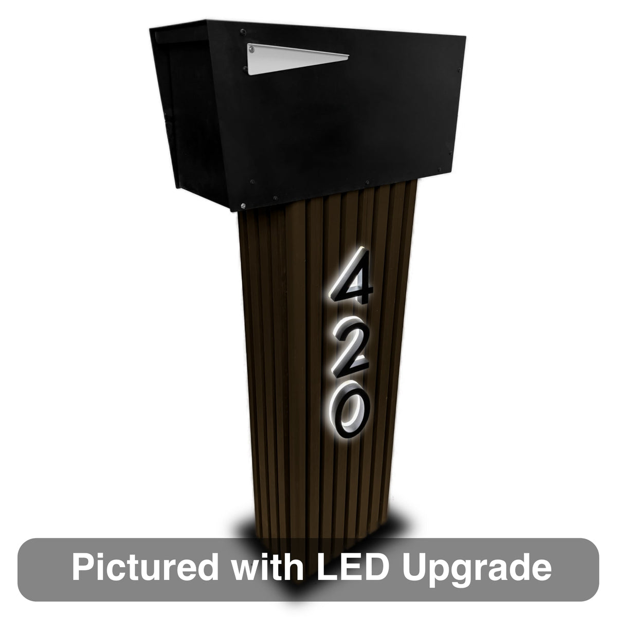Slat Wrap Composite Mailbox