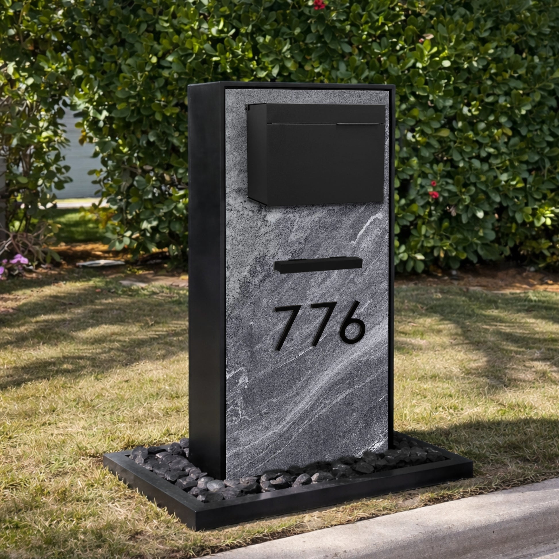 Slate Anthracite Mailbox - Dream Mailboxes