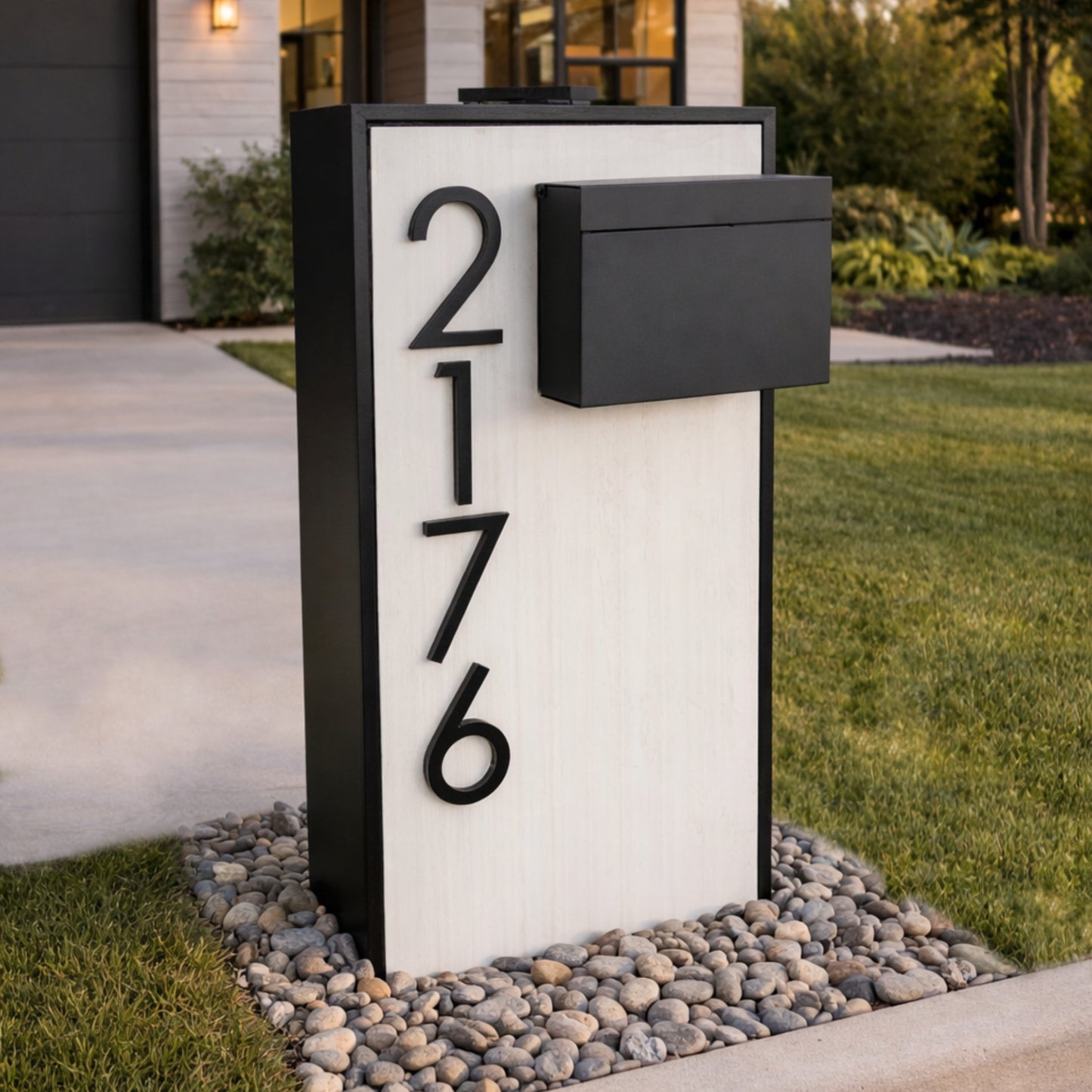 Slate Serenity Mailbox - Dream Mailboxes