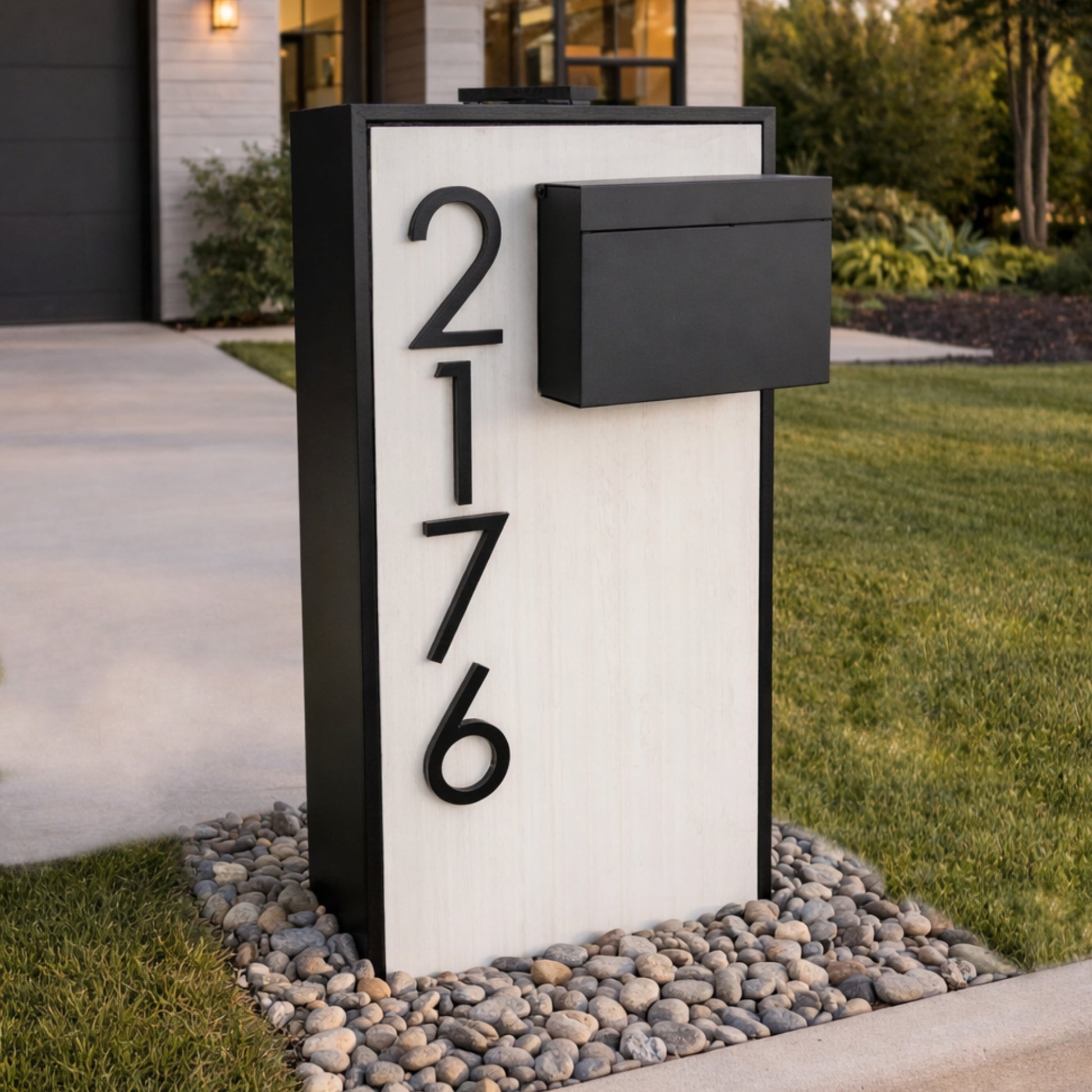 Slate Serenity Mailbox - Dream Mailboxes