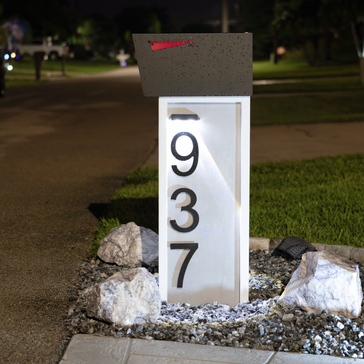 Slate Sleek Mailbox