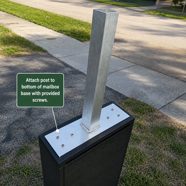 Attach the post