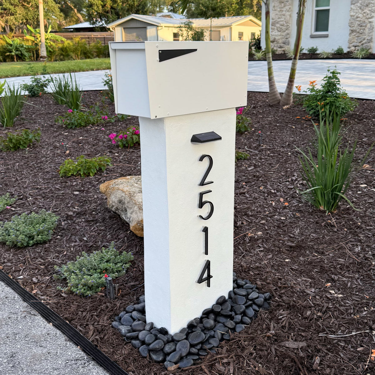 Stucco Agave Post 2.0 Mailbox