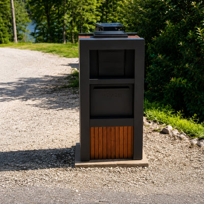 VaultBox Elite Aluminum Panel Package Mailbox (LED Backlit)